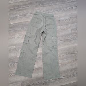 Hollister olive colored  jeans ultra high waist baggy size 23 or 00